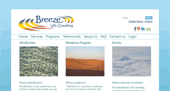 Desktop Screenshot of breezelifecoaching.com